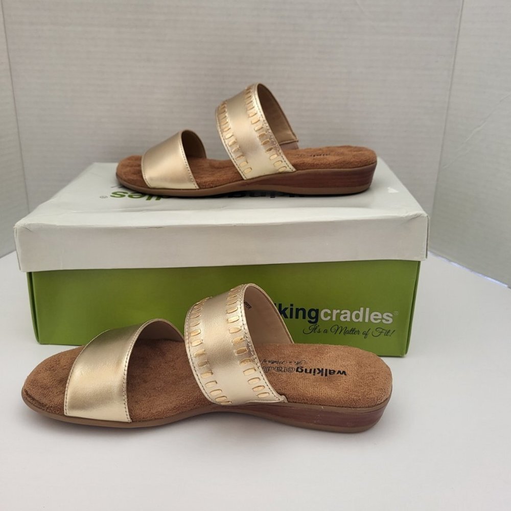 .Camilla Sandal: Luggage Soft Leather